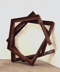 RING WRING RING  1997-98    300 x 300 x 150cm   Rusted steel units