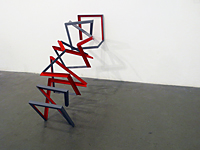 HIP LINE  2011-12 38cm wide x 97cm high x 133cm long  Painted steel