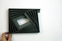 7 x 9  2015 18cm high x 23cm wide x 5cm deep Painted steel Private Collection