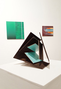 W-RAP 2017 22cm high x 10cm wide x 10cm deep Painted steel