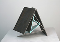 W-RAP 2017 22cm high x 10cm wide x 10cm deep Painted steel