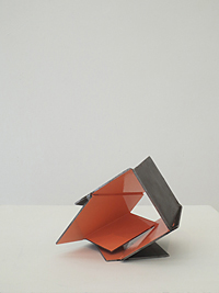 W-RAP II 2021 15cm high x 18cm wide  x 15cm deep Steel with paint & wax