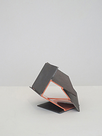 W-RAP II 2021 15cm high x 18cm wide  x 15cm deep Steel with paint & wax