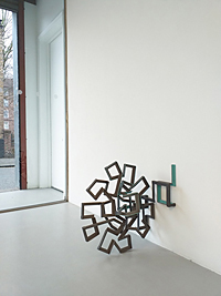 SIGN 2016  2019 60cm high x 30cm wide x 60cm deep Painted Steel