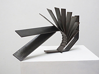 CIRQUE II  2019 24cm high x 39cm long x 12cm deep Steel waxed