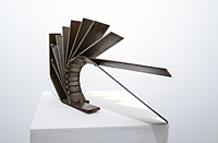 CIRQUE II  2019 24cm high x 39cm long x 12cm deep Steel waxed