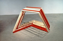 SIX WAYS TO TOUCH (together) 1993 50cm high Painted wood