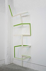 CLIMBER  1996  188cm high x 55cm wide x 55cm deep     Painted wood