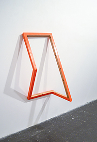 STRETCH  2019 104cm high x 53cm wide  x 50cm deep Painted & bare wood